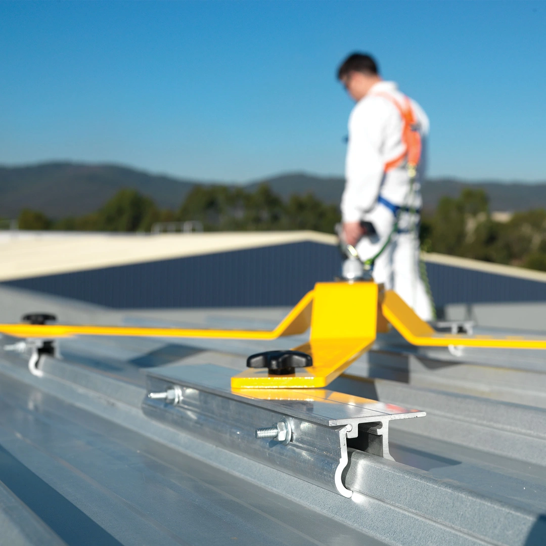 Temporary Roof Anchor Clamp Set